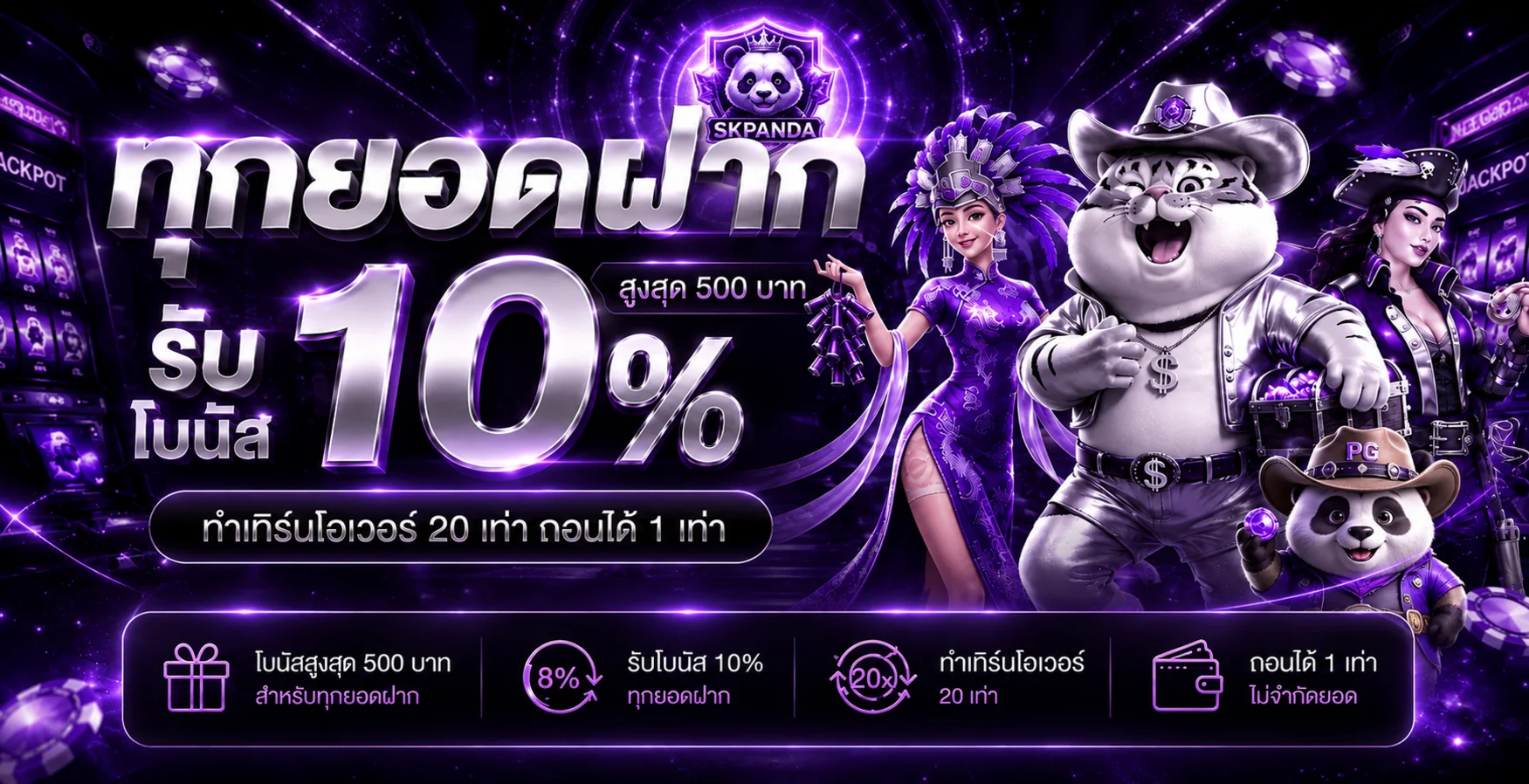 SKPANDA สล็อตเว็บตรง ฝากถอนออโต้ พร้อมทางเข้า